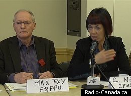 Max Roy, directeur de la FQPPU, et Carole Neill, directrice de la CPSU.