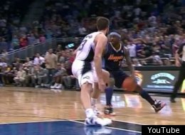 Ty Lawson injures Ryan Anderson with an amazing crossover.