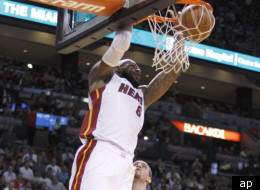 LeBron scores a season-high in Miami's win over Philadelphia.