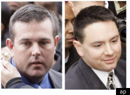 Robert Gisevius Jr. and Kenneth Bowen are two of the officers convicted of firearms charges related to the shooting of six unarmed people during the aftermath of Hurricane Katrina.