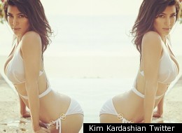 Kim a tweeté cette photo avec la légende:«double trouble».