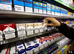 Cigarettes must be hidden from public view in large shops