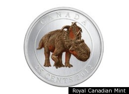 La Monnaie royale canadienne distribuera des pièces illustrant des dinosaures de l'Alberta. (Monnaie Royale canadienne)
