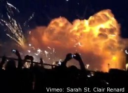 Video screengrab of Cai Guo-Qiang's