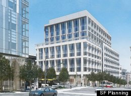 A preliminary design of CPMC's proposed Cathedral Hill campus.
