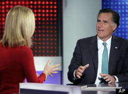 Mitt Romney is interviewed on Wednesday by Fox News host Martha MacCallum.