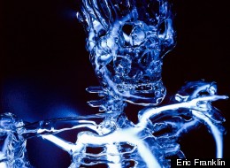 The leg bone's connected to the thigh bone...