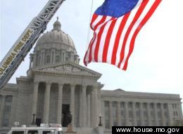 The Missouri state capitol in Jefferson City.