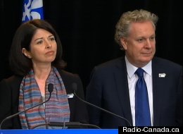 Line Beauchamp aurait reçu des menaces... (Radio-Canada.ca - Archives)