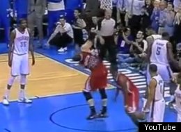 Blake Griffin flops against the Thunder