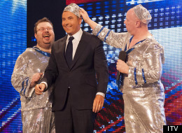 David Walliams can't help himself on Britain's Got Talent, joining one group on stage