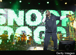 Snoop Doggy Dogg closes out Coachella 2012 with guest appearances by Eminem, 50 Cent, Kendrick Lamar and Tupac holograms. (Getty)