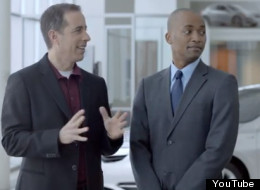 A scene from an Acura ad now facing controversy over discrimination in casting.