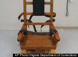 This undated photo provided by the Virginia Department of Corrections shows an electric chair.