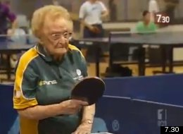 Dorothy Delow still plays table tennis regularly, despite being over 100