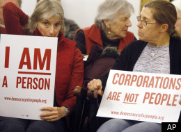 Citizens in Montpelier, Vt., rally in January in support of a resolution to reverse the Supreme Court's Citizens United ruling.