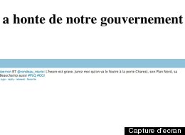 Capture d'écran du site Web.