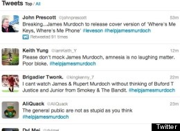 Twitter has rushed to the aid of Murdoch