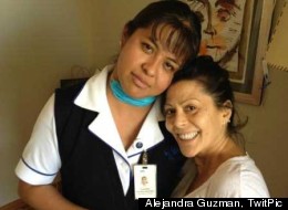 Alejandra Guzmán se despide de sus enfermeras