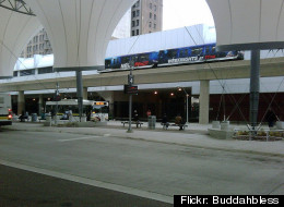 The Rosa Parks Transit Center in downtown Detroit. Flickr photo by Buddahbless.
