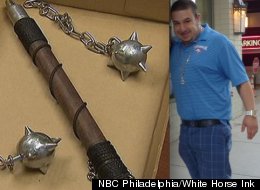 Roberto Vazquez allegedly used this weapon to attack a utility worker who was trying to shut off his electric.