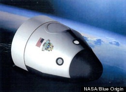 Artist's illustration of the orbital crew-carrying spaceship planned by the private company Blue Origin