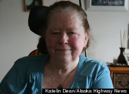 Darlene Thomas, a Walmart greeter and triple amputee in Fort St. John, B.C. saved a man's life by performing CPR on him. <a href=