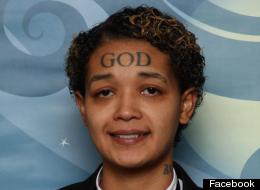 Jamie Calloway, seen here in a Facebook photo, was arrested after she allegedly stalked her own corrections officer.