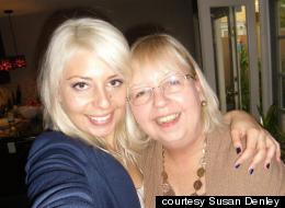 Bridget Nottingham, 24, moved back home to live with her mother Susan Denley so she could save up money to purchase a condo.