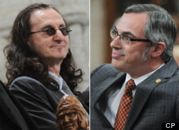 The band Rush dropped in on MPs Thursday in Question Period. Tony Clement drew laughs by quoting lyrics from the band's songs in his answers. (CP)