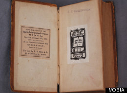 The presentation page of a bible - 1860. RNS photo courtesy The Museum of Biblical Art