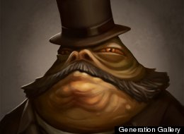 Jabba as you've never seen him before
