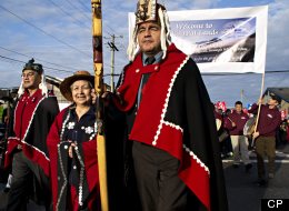 Coastal First Nations, which represents nine aboriginal bands, has quit the Northern Gateway pipeline review process. (CP)
