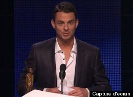Le jeune Philippe Bond a causé la surprise en mettant la main sur l'Olivier de l'année. (Capture d'écran)