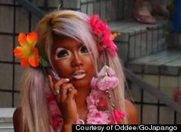 She really likes tanning apparently.
