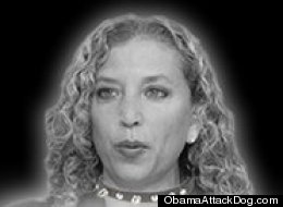 Ozzie deFaria has shown his opponent Debbie Wasserman Schultz in a dog collar.