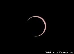 On Jan. 4, 2011, the moon passed in front of the sun in a partial solar eclipse - as seen from parts of Earth. Here, the joint Japanese-American Hinode satellite captured the same breathtaking event from space.