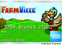 FarmVille players can earn Farm Cash with offline spending using American Express' new prepaid card.