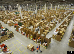 File photo dated 24/11/11 of the Amazon fulfilment centre in Swansea