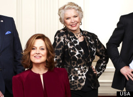 The cast of