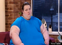 Georgia Davis weighed 60 stone, or 840 pounds, when emergency workers cut her out of her UK home, using scaffolding to lower her to the ground floor to go to the doctor.