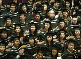 Graduating students in Commerce and Business Administration wait for their degree at a UBC Congregation ceremony in Vancouver. John Lehmann/Globe and Mail