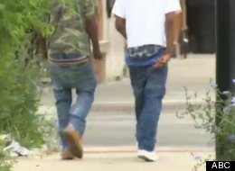 Aldermen want to institute uniforms to prevent students from wearing their pants like this. (ABC)