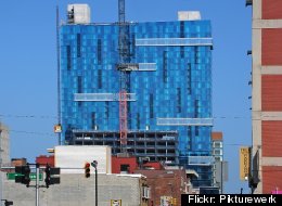 The Greektown Casino-Hotel, pictured, has a construction project underway building a multimillion dollar valet parking garage with 850 spots and a planned upscale restaurant for the ground floor.