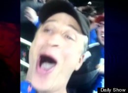 Jon Stewart was at Johan Santana's no-hitter.