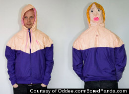 Dutch artist Sander Reijgers is recycling inflatable sex dolls to make rain-resistant clothing.