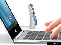 The ClamBook looks set to transform your phone into a laptop