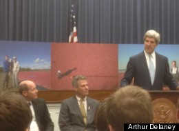 Rep. Reid Ribble (R-Wisc.), Sen. Scott Brown (R-Mass.) and Sen. John Kerry (D-Mass.) launch the Cranberry Caucus