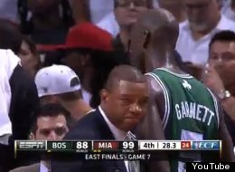 Doc Rivers gets emotional at the end of Game 7.