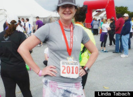 Linda Tabach, 52, in 2012, after losing 40 pounds through diet and exercise.